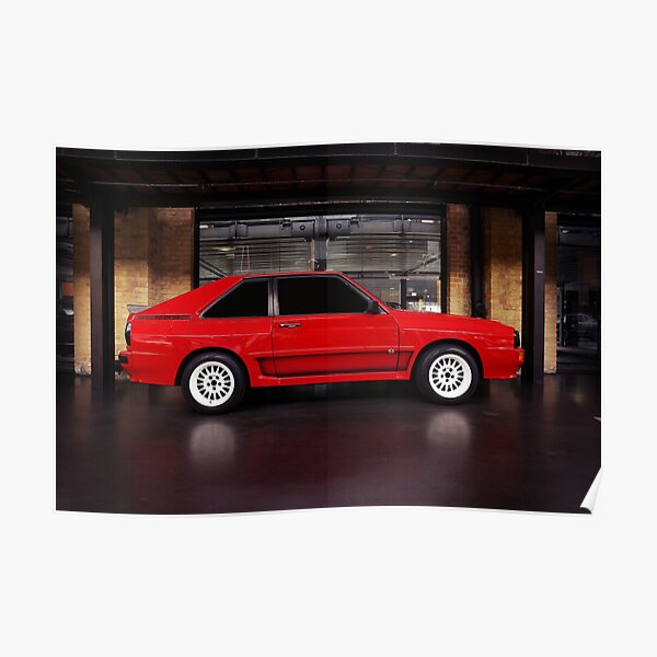 Audi quattro, Oldtimer Poster