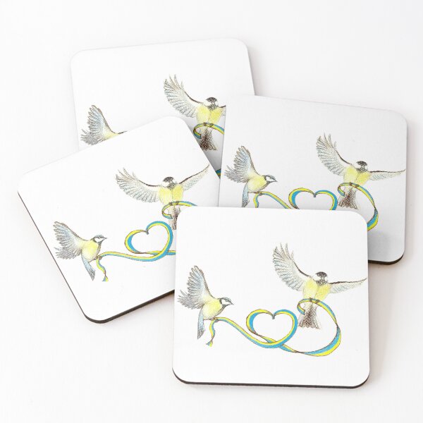 Item preview, "Be with Ukraine" - Ukrainian Birds Art designed and sold by ArtProvocation.