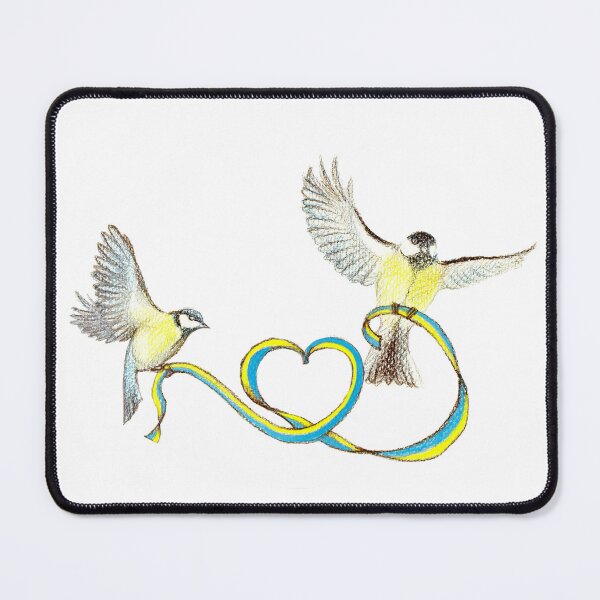 Item preview, "Be with Ukraine" - Ukrainian Birds Art designed and sold by ArtProvocation.