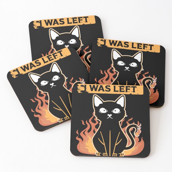 Item preview, In My Defense I Was Left Unsurprised, Funny Black Cat  designed and sold by AnimalsSpace.