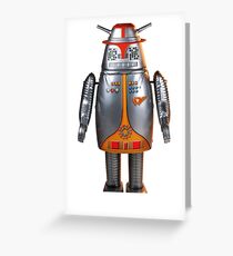 Captain Ultra - Japanese Robot Greeting Card
