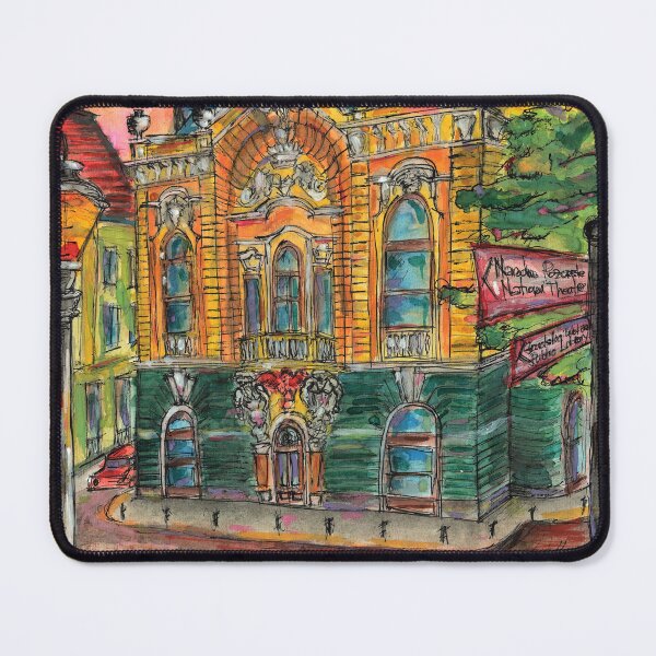 Item preview, City Library in Subotica Serbia designed and sold by DjapetoArt.