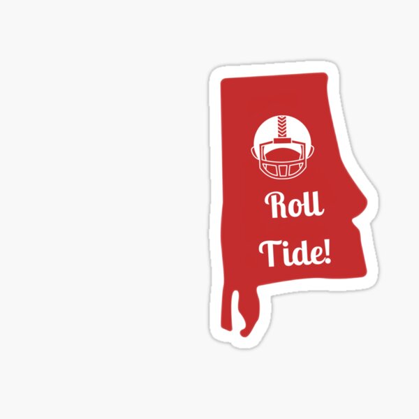"Roll Tide Slogan Alabama Crimson Tide" Sticker for Sale by nemobibs22