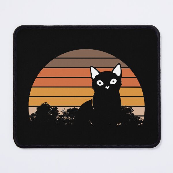 Item preview, Black Cat Retro Vintage For Cats Lover designed and sold by AnimalsSpace.