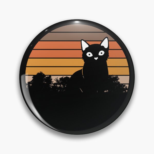 Item preview, Black Cat Retro Vintage For Cats Lover designed and sold by AnimalsSpace.