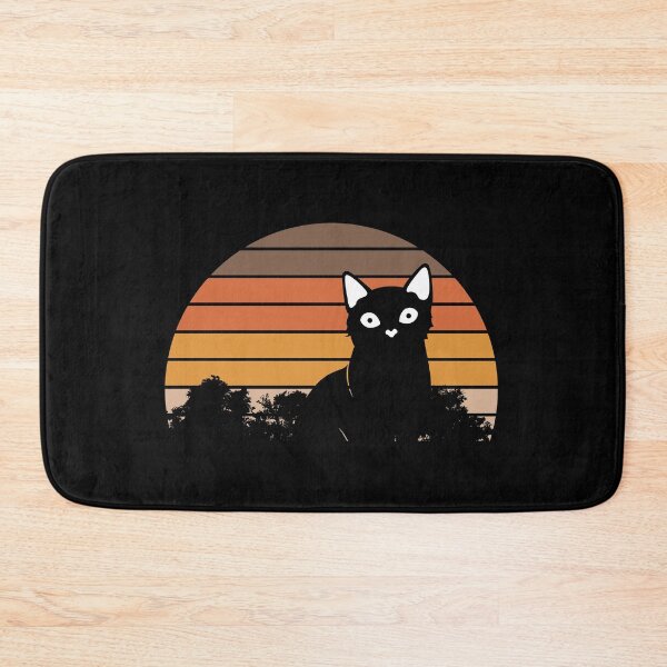 Item preview, Black Cat Retro Vintage For Cats Lover designed and sold by AnimalsSpace.