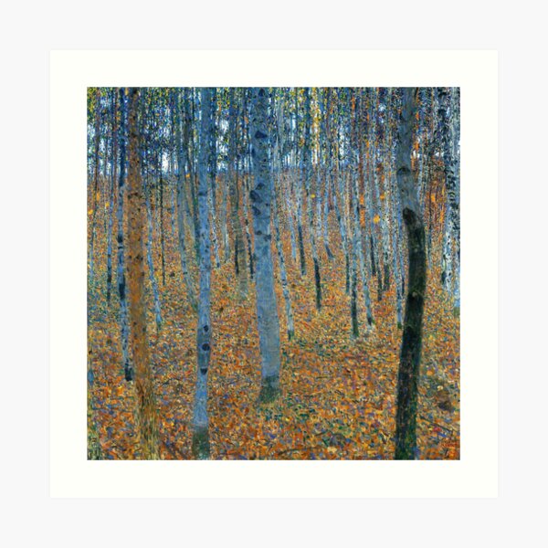 Gustav Klimt Beech Grove I 1902 Art Print
