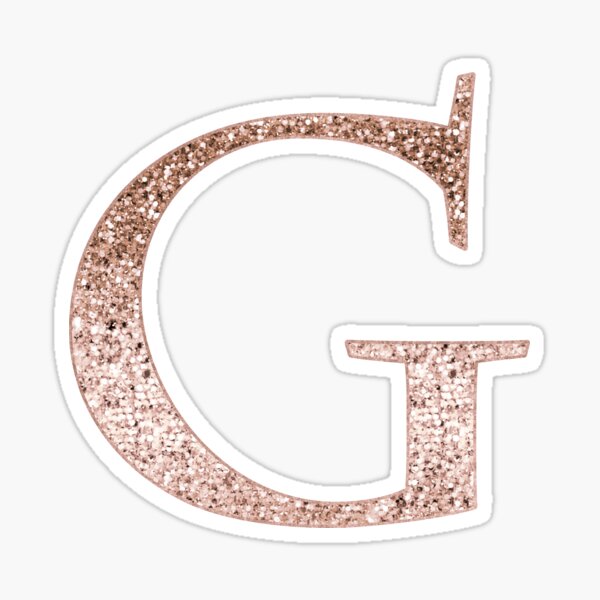 Rose Gold Glitter Stickers for Sale