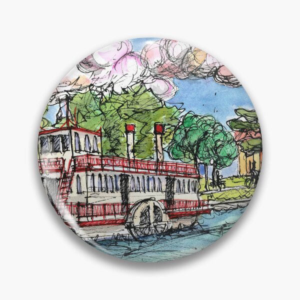 Item preview, Steam ship on Palic Lake designed and sold by DjapetoArt.