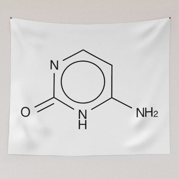 Item preview, Cytosine Chemical Molecule Structure designed and sold by Girih.