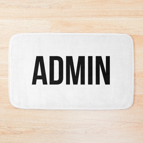 Item preview, Admin Dark Letters designed and sold by brytfanna.