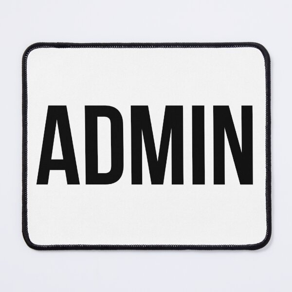 Item preview, Admin Dark Letters designed and sold by brytfanna.