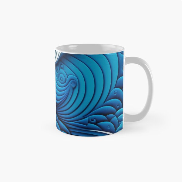 Item preview, Abstract Ocean Waves - Ocean & Sea designed and sold by EnzoVectorism.