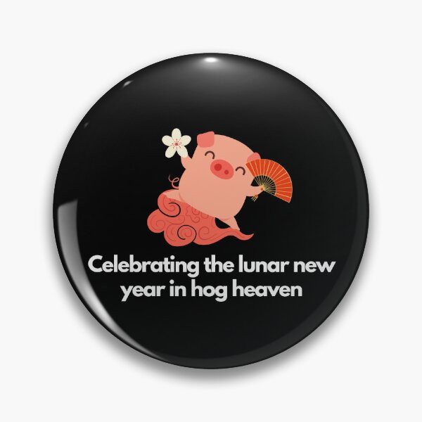 Item preview, Celebrating the lunar new year in hog heaven designed and sold by MixedPartialArt.