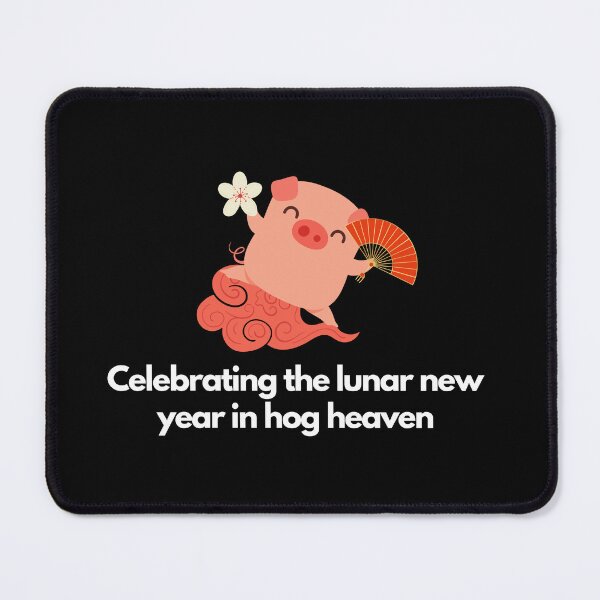 Item preview, Celebrating the lunar new year in hog heaven designed and sold by MixedPartialArt.