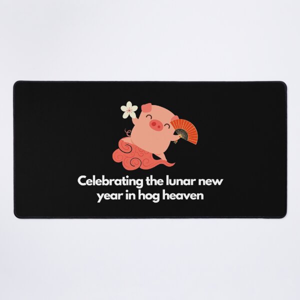 Item preview, Celebrating the lunar new year in hog heaven designed and sold by MixedPartialArt.
