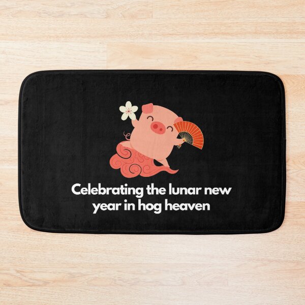 Item preview, Celebrating the lunar new year in hog heaven designed and sold by MixedPartialArt.