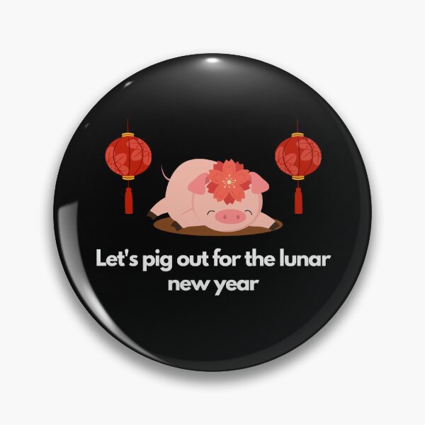 Item preview, Let's pig out for the lunar new year designed and sold by MixedPartialArt.