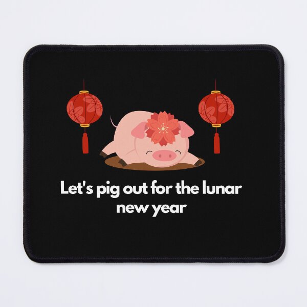 Item preview, Let's pig out for the lunar new year designed and sold by MixedPartialArt.