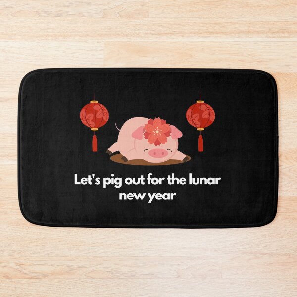 Item preview, Let's pig out for the lunar new year designed and sold by MixedPartialArt.