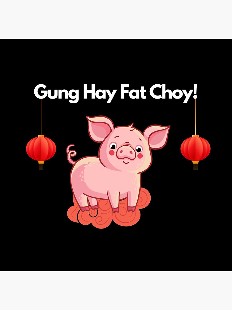 "Gung Hay Fat Choy" Sticker for Sale by MixedPartialArt Redbubble