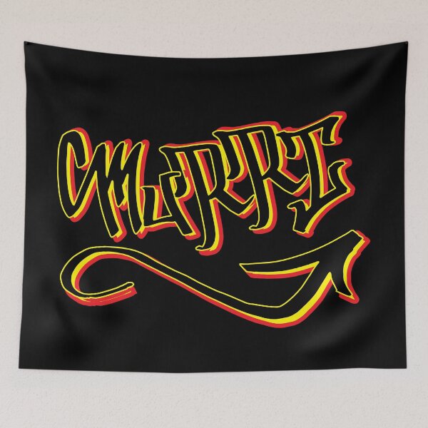 Item preview, Aboriginal Flag Graffiti Tag Murri Aboriginal Artist Design designed and sold by wigilwigil.