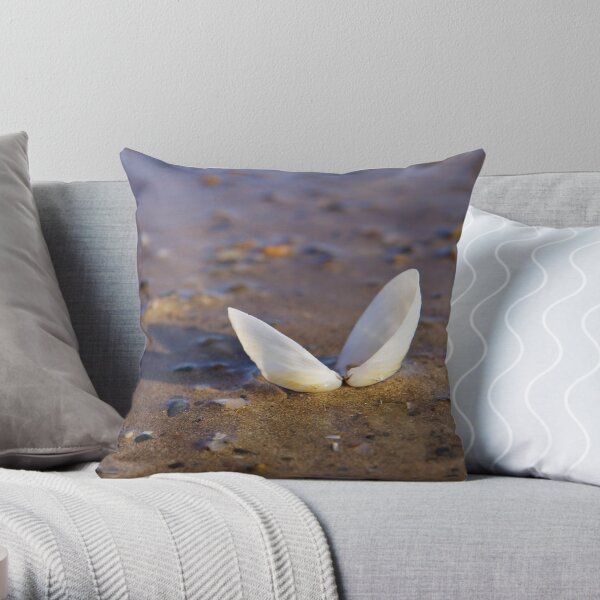 Cockle Shell in Evening light at Fahan Throw Pillow