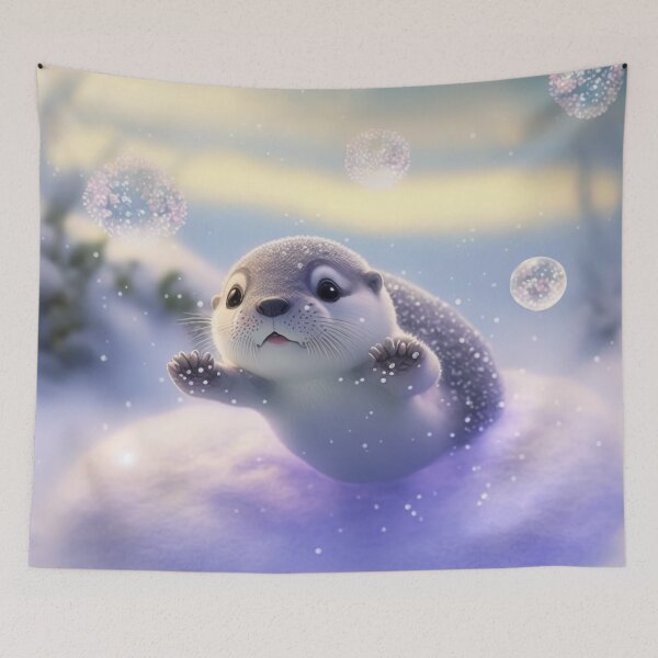 Item preview, Cute Baby Sea Otter designed and sold by Fantasy Dream.