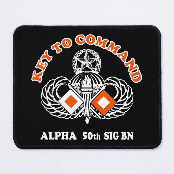 Item preview, 50th Signal Battalion ABN, Alpha Company PT / Company Logo designed and sold by David Vanderwyst.