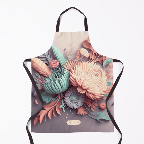 Item preview, Fleuron Floral Playful Colourful Composition Designs for Home Decor, Wedding, Events Fashion and Accessories designed and sold by RAGANADesign.
