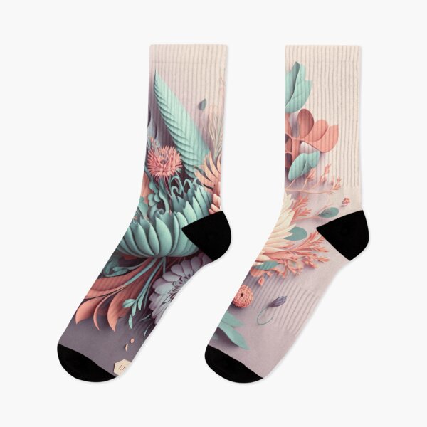 Item preview, Fleuron Floral Playful Colourful Composition Designs for Home Decor, Wedding, Events Fashion  and Accessories  designed and sold by RAGANADesign.