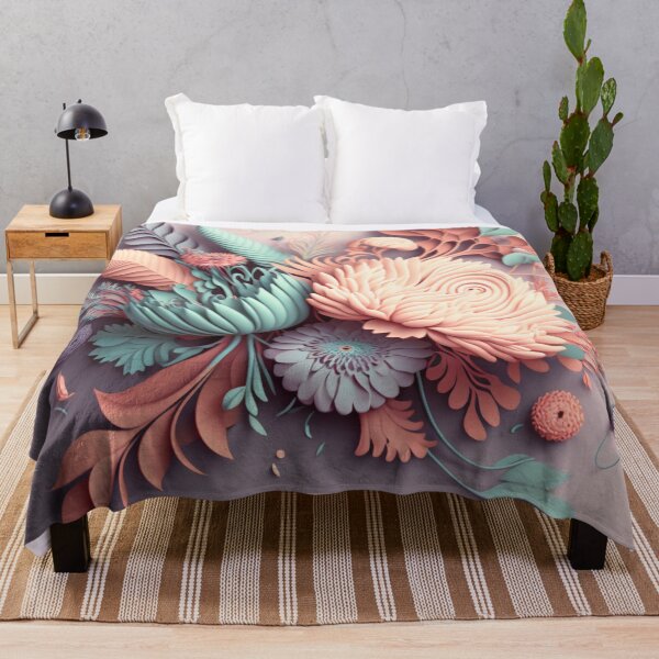 Item preview, Fleuron Floral Playful Colourful Composition Designs for Home Decor, Wedding, Events Fashion  and Accessories  designed and sold by RAGANADesign.