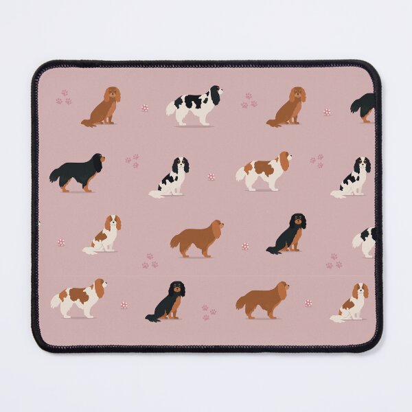 Item preview, Cavalier King Charles Spaniel Mix of colors pattern designed and sold by buniaandco.