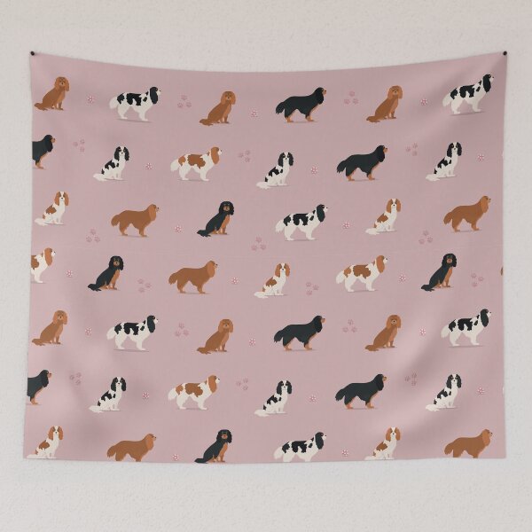 Item preview, Cavalier King Charles Spaniel Mix of colors pattern  designed and sold by buniaandco.
