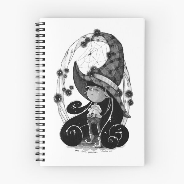 Aperçu de l'œuvre Inktober 2017 - La sorcière gnome créée et vendue par Anita Gadzinska.