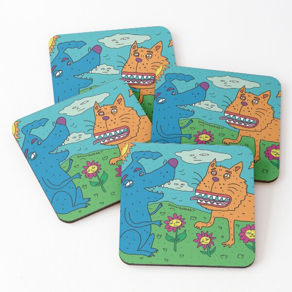 Item preview, Cat and dog designed and sold by douwannart.