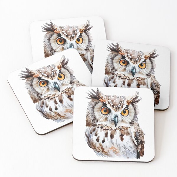 Item preview, Mysterious Watercolor Owl designed and sold by KOTOdesign.