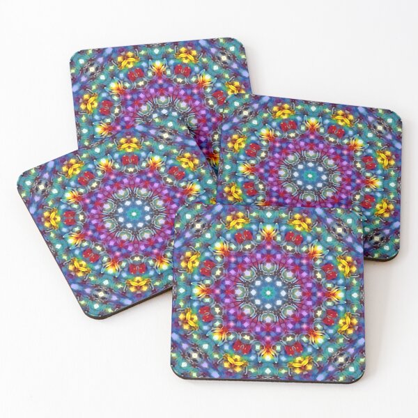 Item preview, Rainbow Tulip Mandala designed and sold by DiscoGypsyFish.