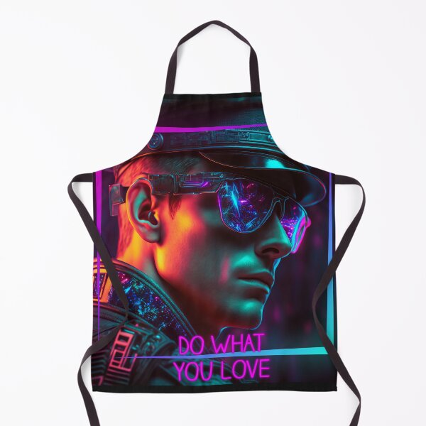 Item preview, Do What You Love Cyber Neon Officer designed and sold by GeorgiosT.