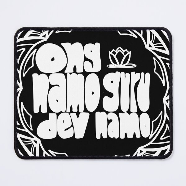 Item preview, Ong namo guru dev namo White Mandala transparent designed and sold by wordznart.