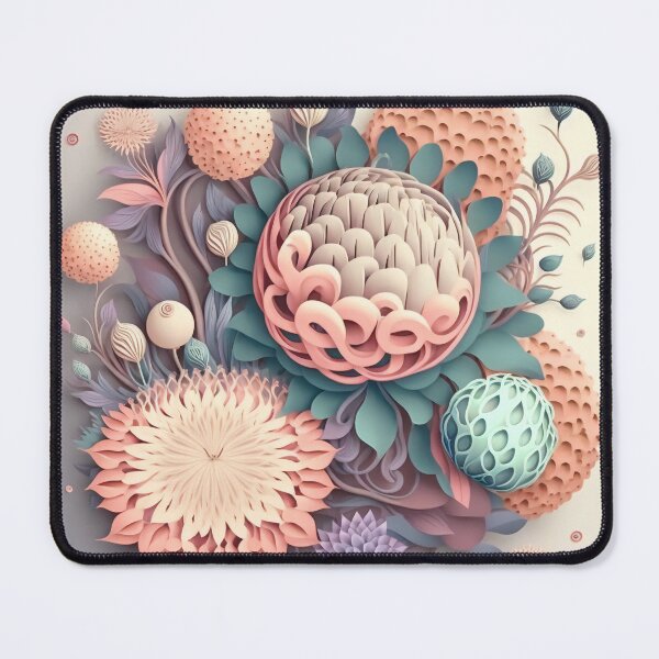 Item preview, Fleuron Floral Playful Colourful Composition Designs for Home Decor, Wedding, Events Fashion  and Accessories  designed and sold by RAGANADesign.