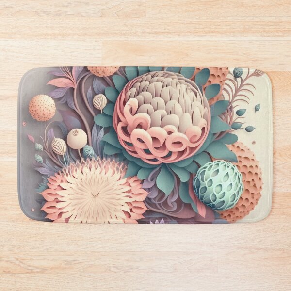 Item preview, Fleuron Floral Playful Colourful Composition Designs for Home Decor, Wedding, Events Fashion  and Accessories  designed and sold by RAGANADesign.