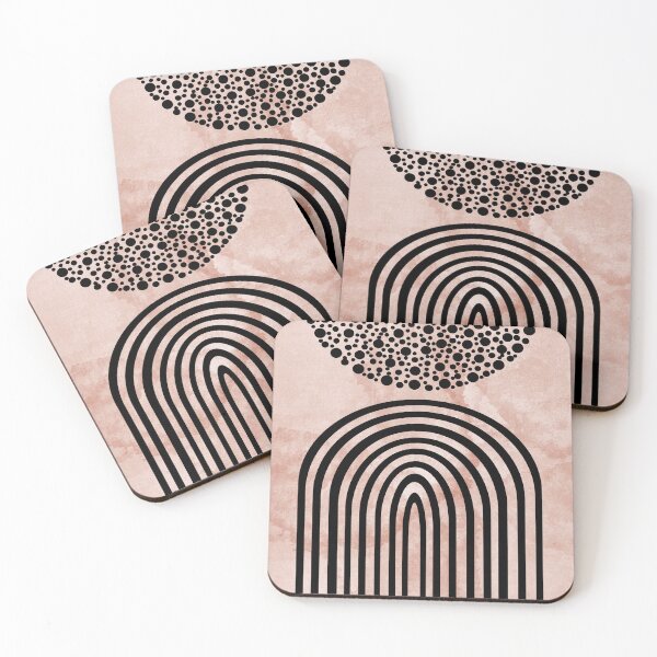 Item preview, Black Abstract Shapes | Abstract Art designed and sold by MindedInc.