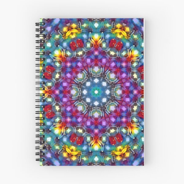 Artikelvorschau, Regenbogen-Tulpen-Mandala entworfen und verkauft von DiscoGypsyFish.