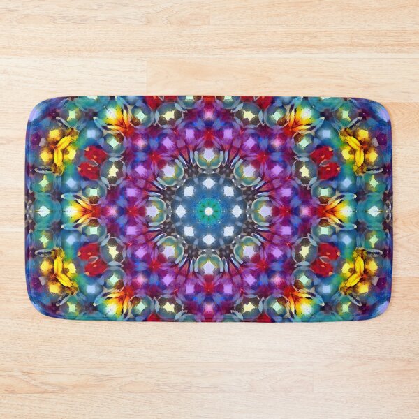 Item preview, Rainbow Tulip Mandala designed and sold by DiscoGypsyFish.