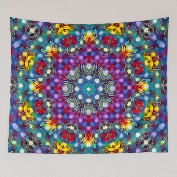 Item preview, Rainbow Tulip Mandala designed and sold by DiscoGypsyFish.