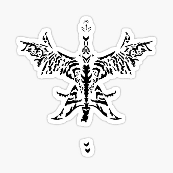 Subtle Ikran Tribal Pattern Banshee Sticker For Sale By