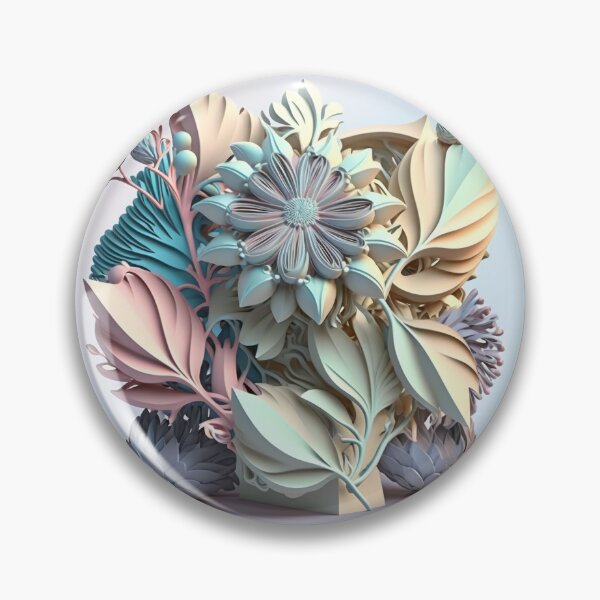 Item preview, Fleuron Floral Playful Colourful Composition Designs for Home Decor, Wedding, Events Fashion  and Accessories  designed and sold by RAGANADesign.