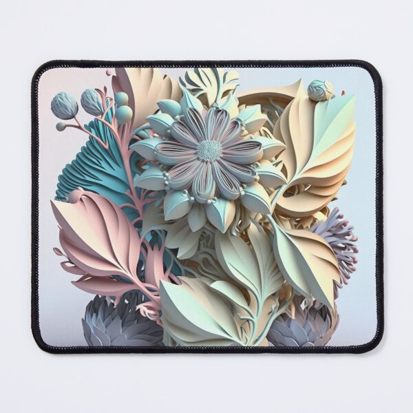 Item preview, Fleuron Floral Playful Colourful Composition Designs for Home Decor, Wedding, Events Fashion and Accessories designed and sold by RAGANADesign.