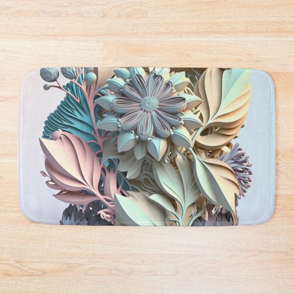 Item preview, Fleuron Floral Playful Colourful Composition Designs for Home Decor, Wedding, Events Fashion  and Accessories  designed and sold by RAGANADesign.